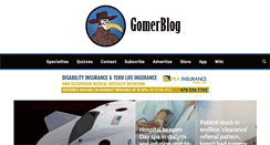 Desktop Screenshot of gomerblog.com